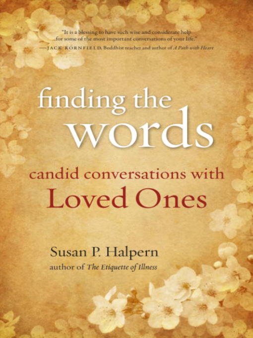 Title details for Finding the Words by Susan P. Halpern - Available